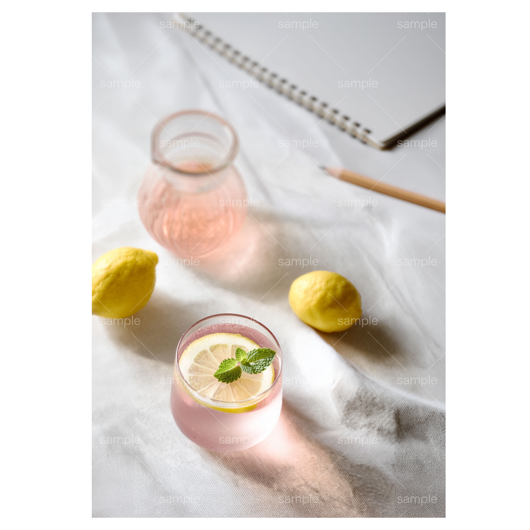 Pink Lemonade Sketchbook｜デジタル壁紙